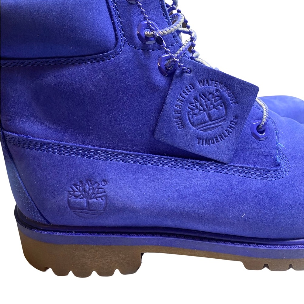 Royal Blue Timberland Premium  6inch Waterproof  Boots Women’s size 6 - Picture 6 of 11